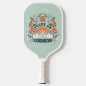 Focus op Kindness Groovy Graphic Pickleball Paddle (Achterkant)