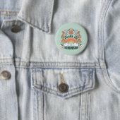 Focus op Kindness Groovy Graphic Ronde Button 5,7 Cm (In situ)
