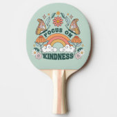 Focus op Kindness Groovy Graphic Tafeltennisbatje (Voorkant)