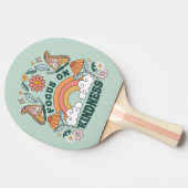 Focus op Kindness Groovy Graphic Tafeltennisbatje (Zijkant)