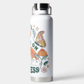 Focus op Kindness Groovy Graphic Waterfles (Achterkant)