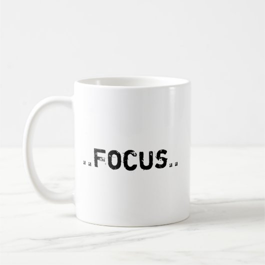 Focus op meer dan alleen Coffee-Mok Koffiemok (Links)