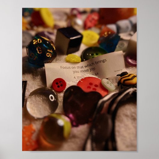 Focus op vreugde poster (Voorkant)