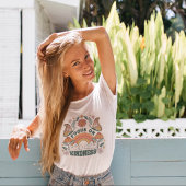 Focus op vriendelijkheid Boho Floral T-shirt