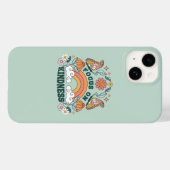 Focus op Vriendelijkheid Groovy Grafisch Case-Mate iPhone Case (Achterkant (horizontaal))