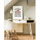 Focus op wat je kunt controleren poster