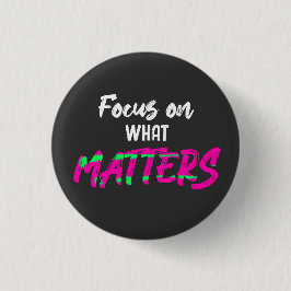 Focus op wat motivatie belangrijk is ronde button 3,2 cm