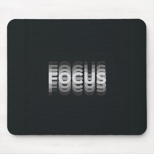 Focus Optical Illusion Mouse Pad Muismat (Voorkant)