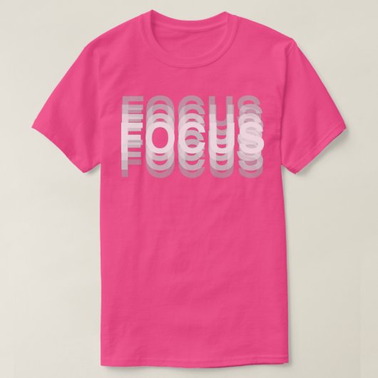 Focus optische illusie t-shirt (Design voorkant)