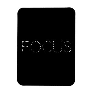 "Focus" Photo Magnet Magneet