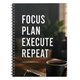 🎯 Focus Plan Uitvoeren Herhalen Succes Mentalitei Notitieboek