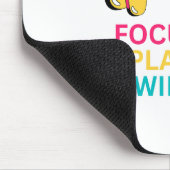 Focus Play Win Gaming Controller Kunst Muismat (Hoek)