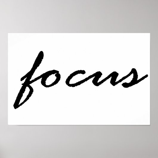 Focus Poster (Voorkant)