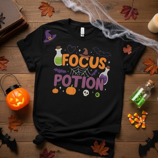 Focus Potion Halloween | Cute Witchy Spook T-shirt