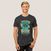 Focus Puddle Persoonlijke Grappige Productiviteit Tri-Blend Shirt (Voorkant volledig)
