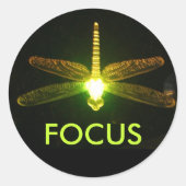 Focus Ronde Sticker (Voorkant)