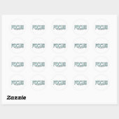 Focus Ronde Sticker (Vel)