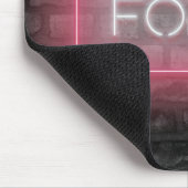 FOCUS Roze Neon Sign Muismat (Hoek)