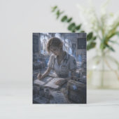 Focus / Schoolverpleegster / School Briefkaart (Staand voorkant)