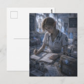Focus / Schoolverpleegster / School Briefkaart (Voorkant / Achterkant)