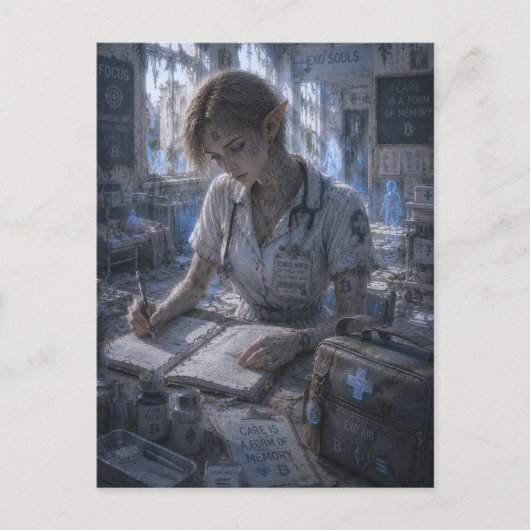 Focus / Schoolverpleegster / School Briefkaart (Voorkant)