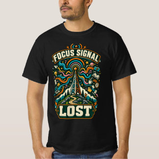 Focus Signaal Verloren Retro Radio T-shirt