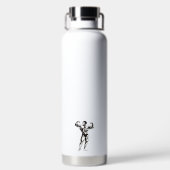 Focus Slijpen Herhaal Gym Waterfles (Achterkant)
