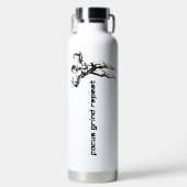 Focus Slijpen Herhaal Gym Waterfles (Voorkant)