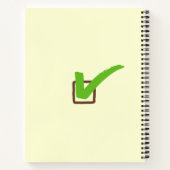 Focus Spiraal Notebook - Eén ding tegelijk Notitieboek (Achterkant)