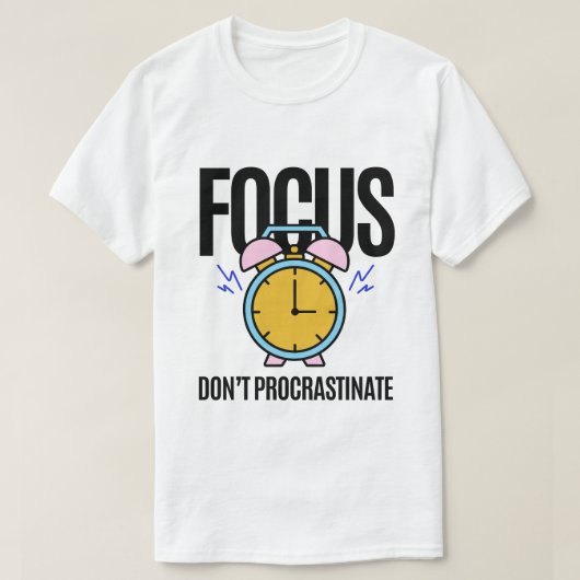 Focus Stel inspiratie niet uit T-shirt (Design voorkant)