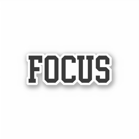 Focus Sticker (Voorkant)