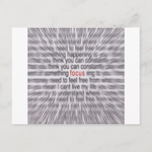 FOCUS-SWAY BRIEFKAART