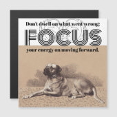 Focuscitaat op grote hond Afbeeldings-aanmoediging (Voorkant / Achterkant)