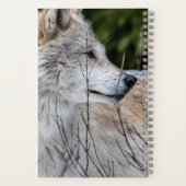 Focuscitaat over Wolfbeeld Inspiratie Notitieboek (Achterkant)