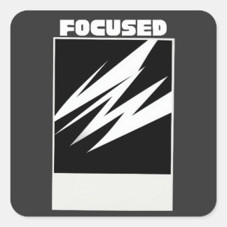 Focuse In Sticker – Minimalistische Motivatie Stre