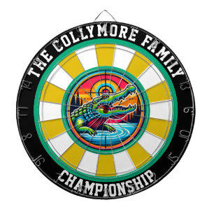 Focused Crocodile Lake Circle Dartbord