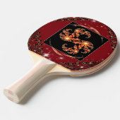 Focused Precision Ping Pong Paddle: Celestial Gala Tafeltennisbatje (Voorkant Gekanteld)