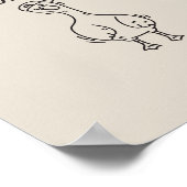 Focussen op poepende gans poster (Hoek)