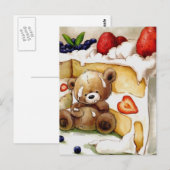 Födelsedags Nalle Briefkaart (Voorkant / Achterkant)