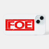 Foe Stamp iPhone 15 Case (Achterkant horizontaal)