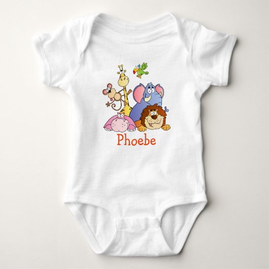 FOEBE baby naamcadeaus Romper (Voorkant)