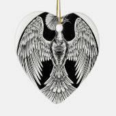 Foenix Fire Bird Design Keramisch Ornament (Rechts)