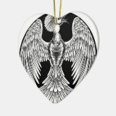 Foenix Fire Bird Design Keramisch Ornament (Links)