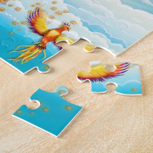 Foenix Fire Bird Rising Legpuzzel (Zijkant)