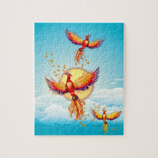 Foenix Fire Bird Rising Legpuzzel (Verticaal)