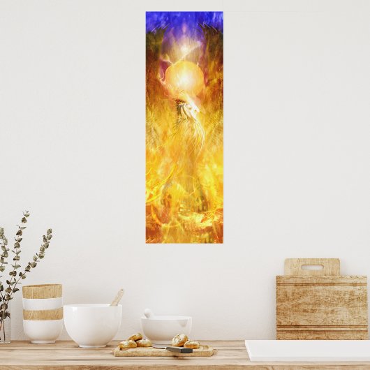 Foenix Fire Bird TRANSMUTATION Poster (Keuken)