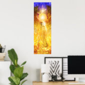 Foenix Fire Bird TRANSMUTATION Poster (Thuiskantoor)