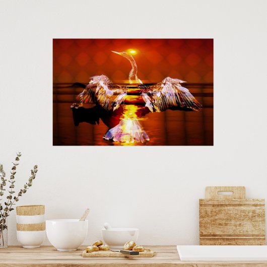 foenix-hergeboorte poster (Keuken)