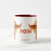 Foenix-mok voor afkoele brandvogel tweekleurige koffiemok (Center)