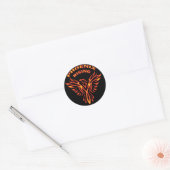 FOENIX RISING RONDE STICKER (Envelop)